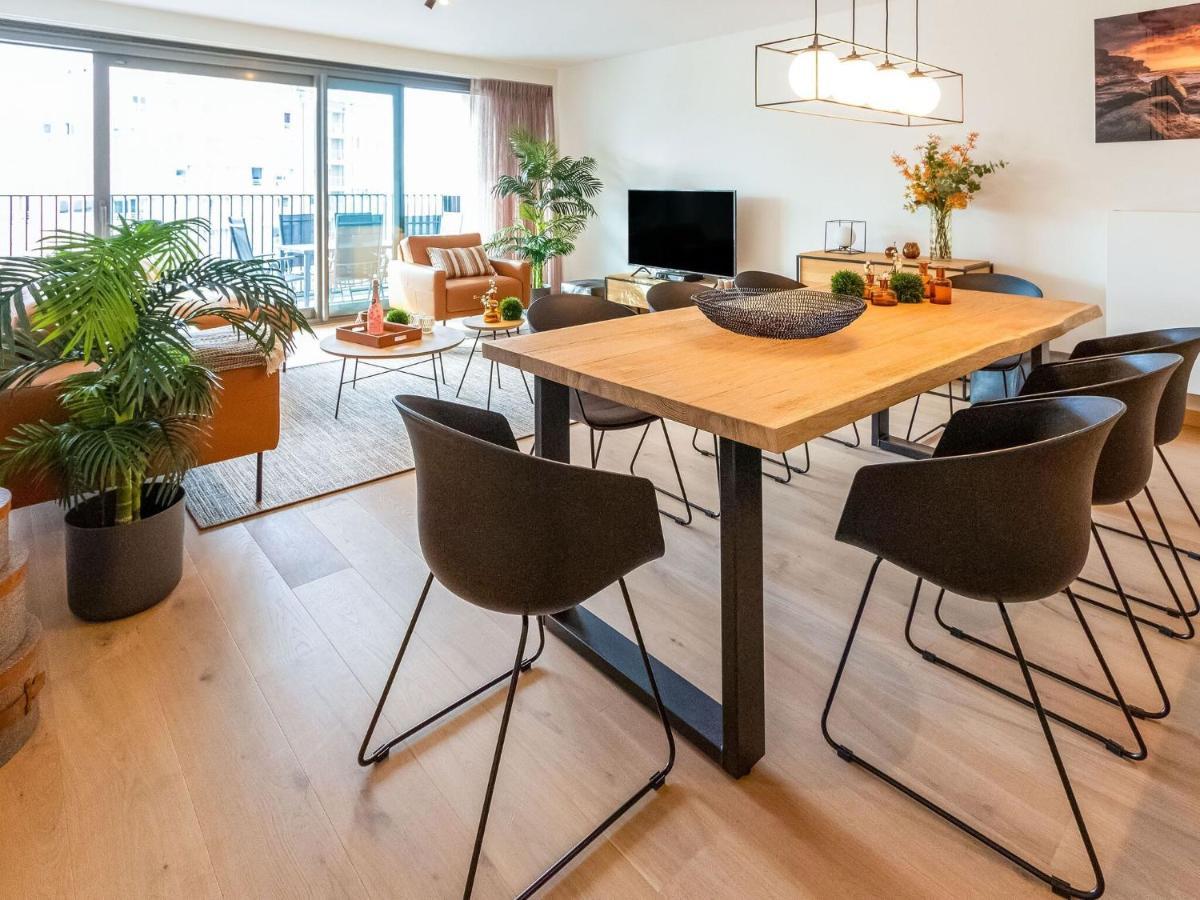 Luxurious Crystal Sea View Apartment With 2 Terraces Oostende Eksteriør bilde