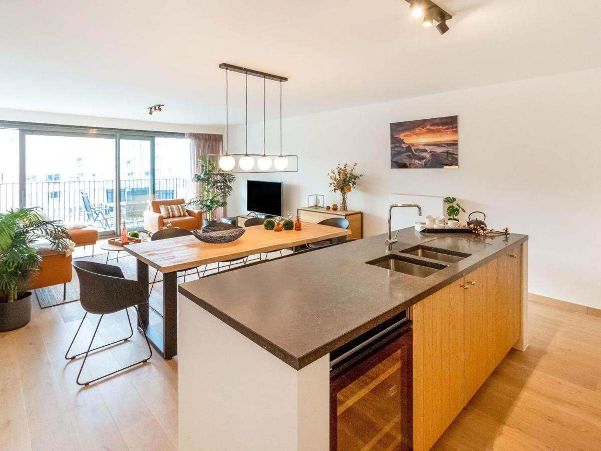 Luxurious Crystal Sea View Apartment With 2 Terraces Oostende Eksteriør bilde