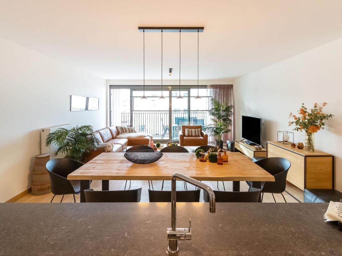 Luxurious Crystal Sea View Apartment With 2 Terraces Oostende Eksteriør bilde
